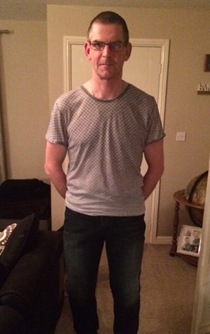 Mick after losing 5 stone with Shake That Weight