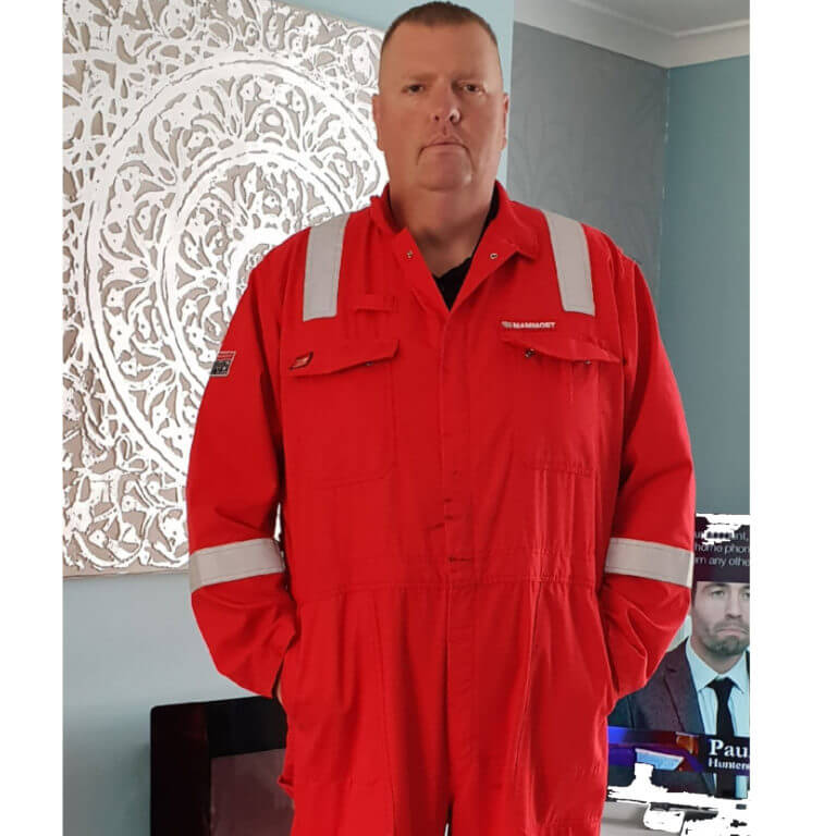 Ian after losing 6 stone with Shake That Weight