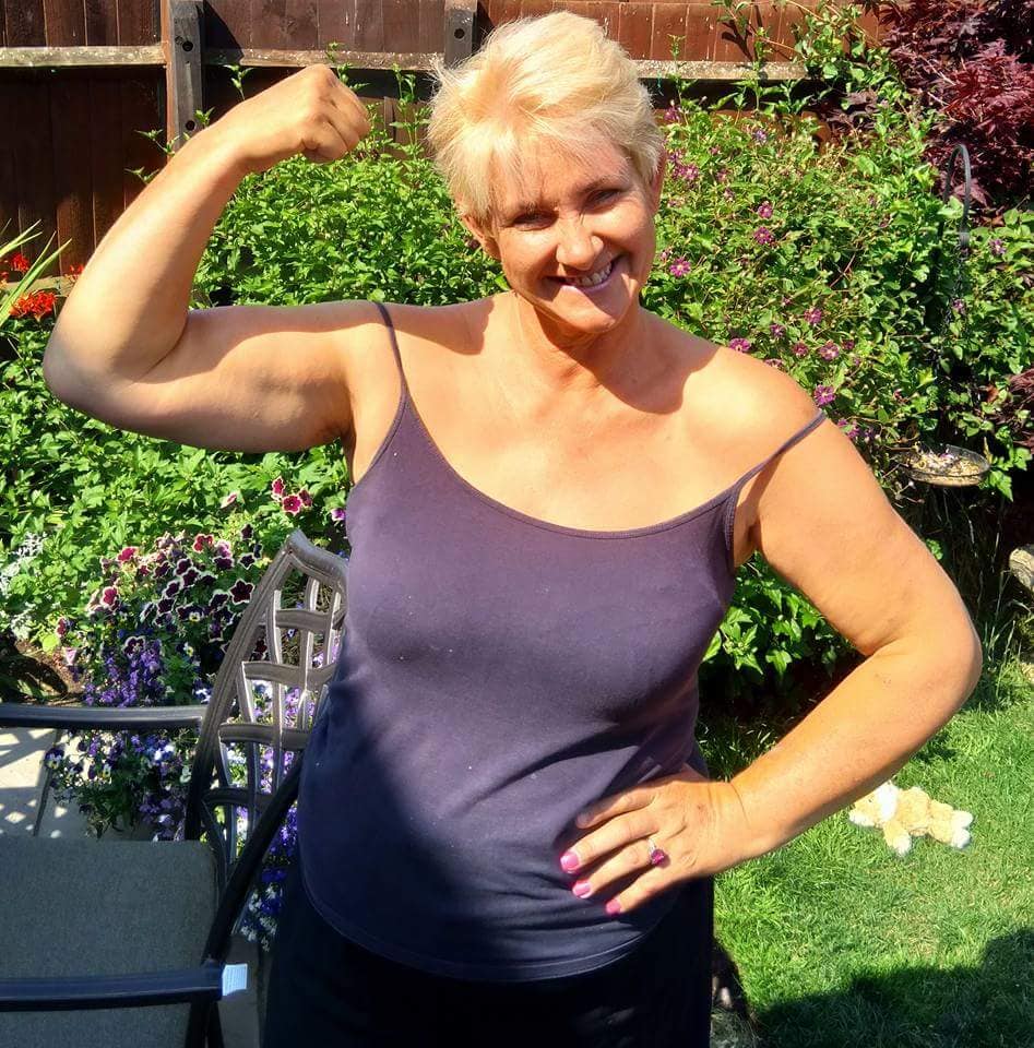 Karen after losing 2 stone with Shake That Weight