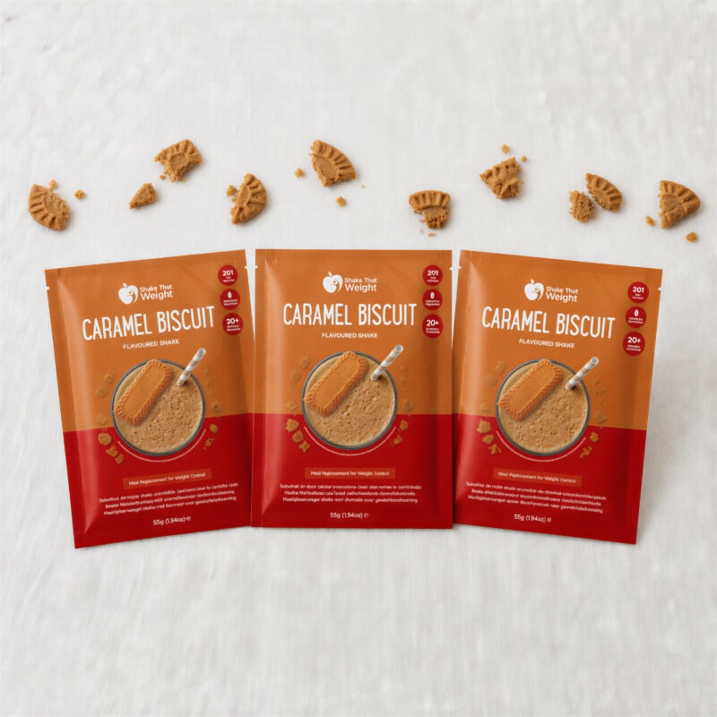 Caramel Biscuit Shakes - 10 Meals