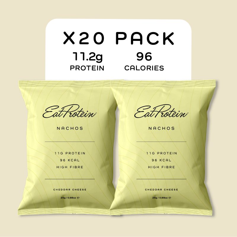 Cheddar Cheese Protein Nachos Bundle – 20x Packs