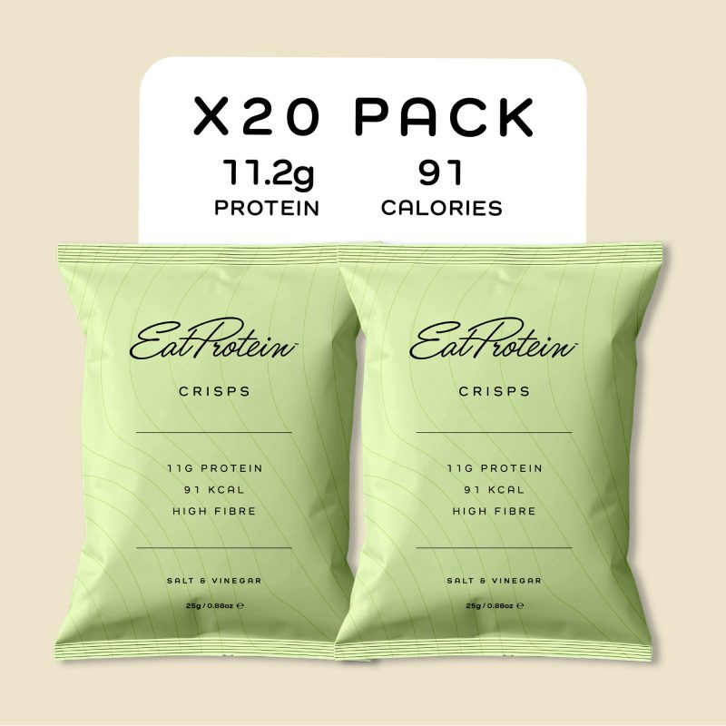 Salt and Vinegar Protein Crisps Bundle – 20x Packs