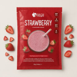 Shake That Weight strawberry flavoured meal replacement shake sachet, 33g, 210 kcal per meal